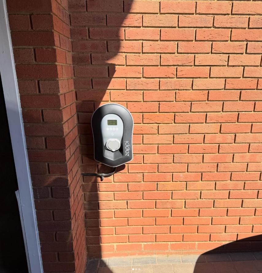 EV charger installation