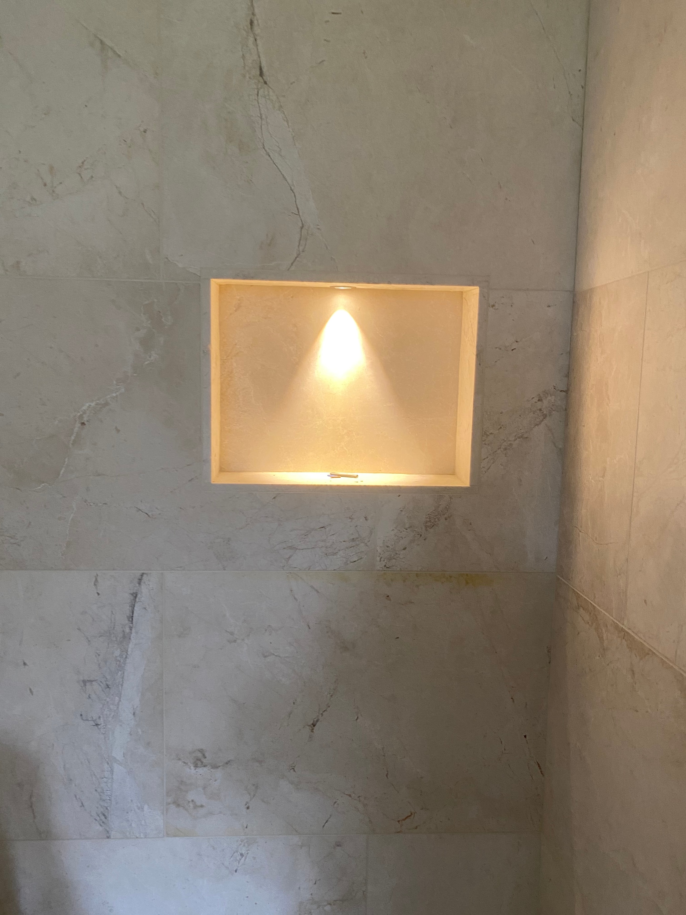 Loft LED strip lighting installation